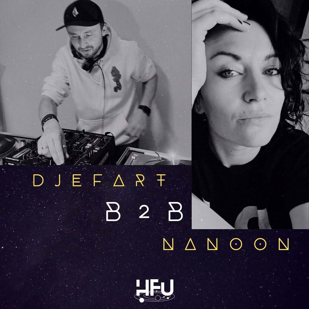 Affiche artiste Fondation 0 de Djefart B2B Nanoon
