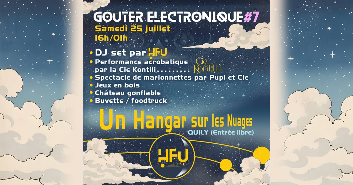 Affiche du Goûter Électronique #7